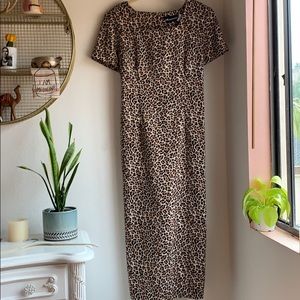 Sag Harbor leopard maxi dress